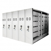 灰白色手动密集架